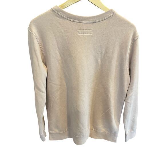 Abercrombie & Fitch Pale Pink Slouchy Oversized Long Sweater Sweatshirt Small - Picture 9 of 12